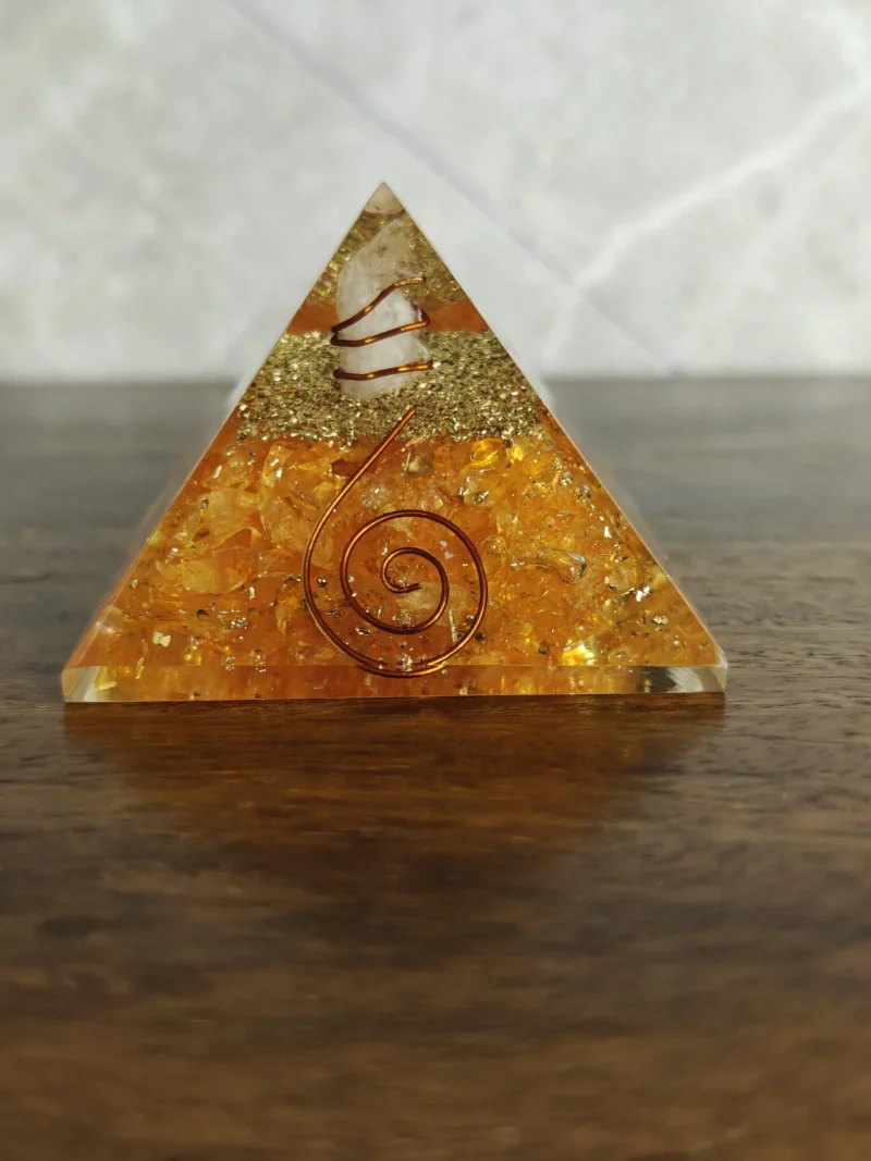Citrine Pyramid – Attract Success, Stability & Abundance